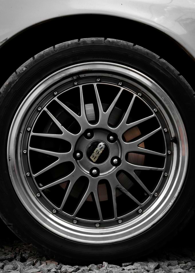 Car Wheel with BBS Rim