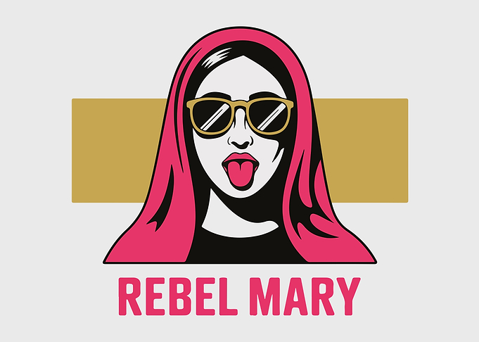 Rebel Mary Illustration