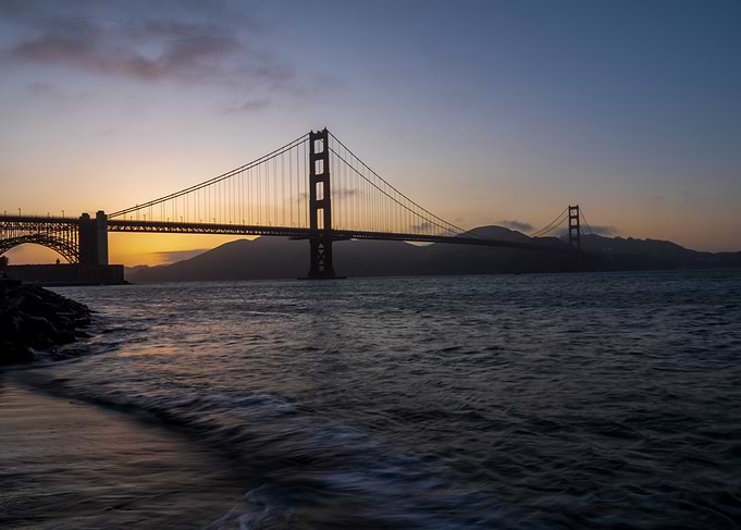 Golden Gate Bridge at Sunset