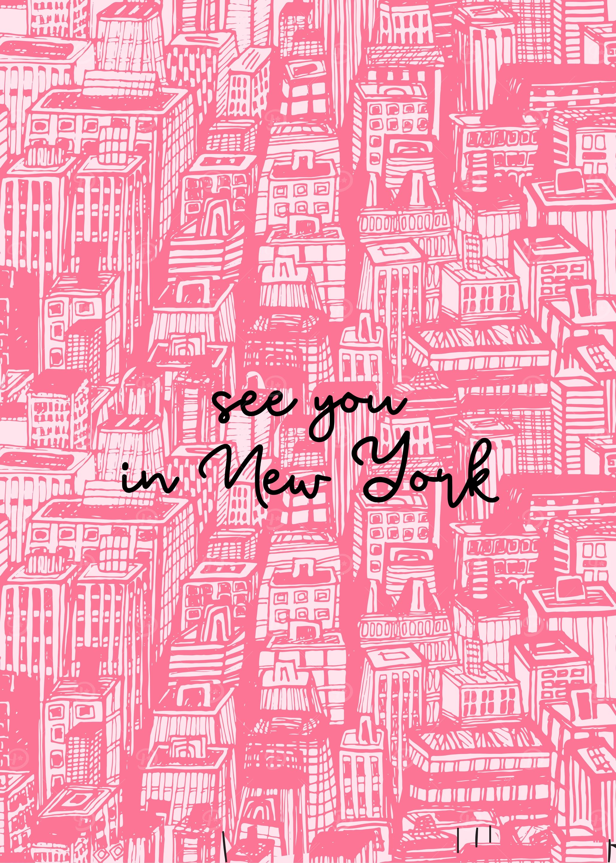 See You in New York Cityscape