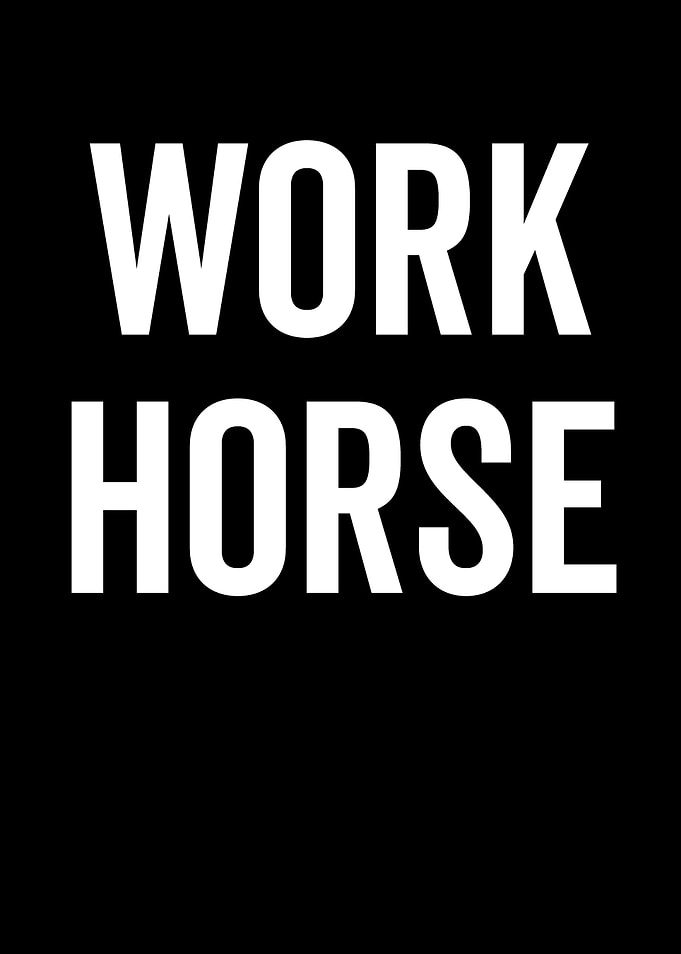Work Horse Text Art