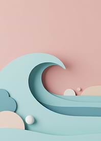 Pastel Wave Abstract