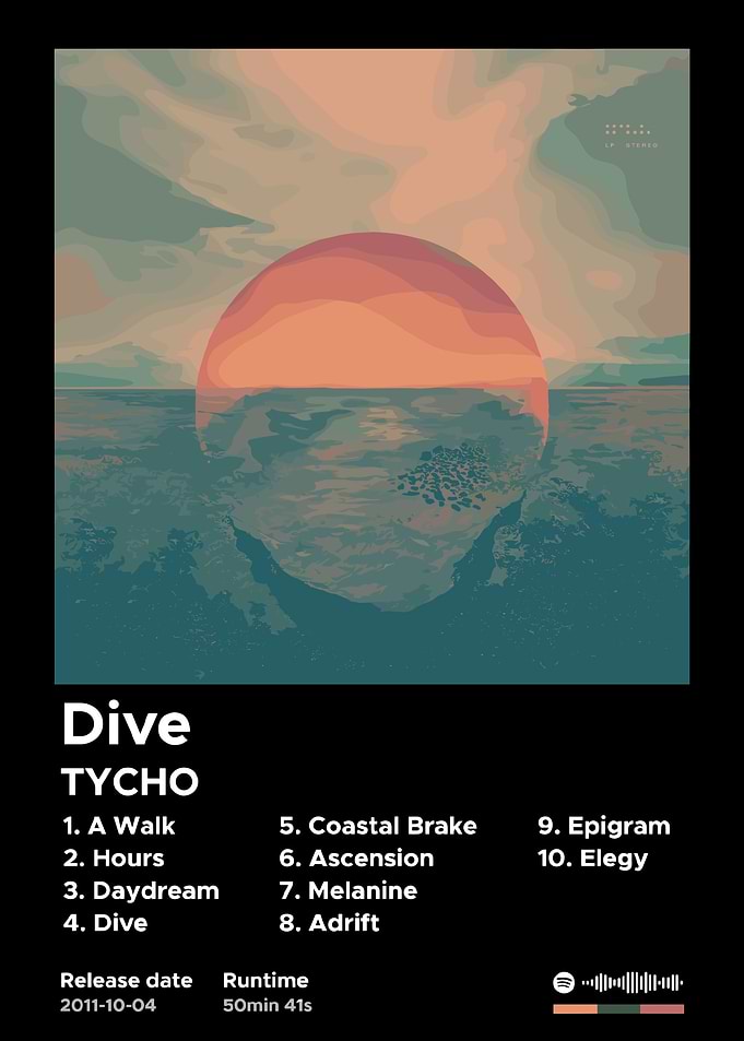 Tycho Dive Album Cover