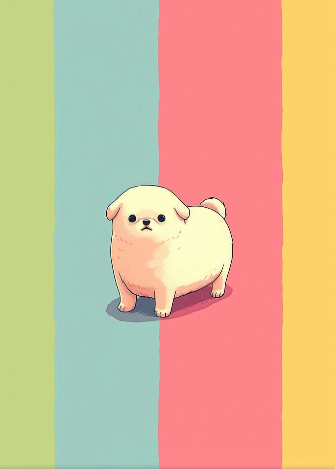 Cute Kawaii Dog