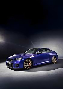 Blue BMW M2 Coupe Studio Shot