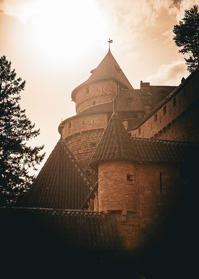 Medieval Castle Tower Architecture