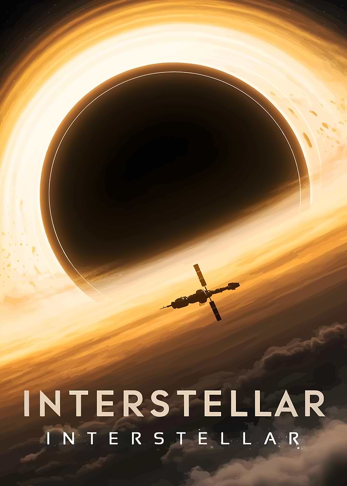 Interstellar Movie Poster Black Hole