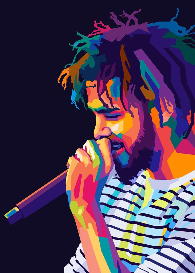 J Cole Wpap Art