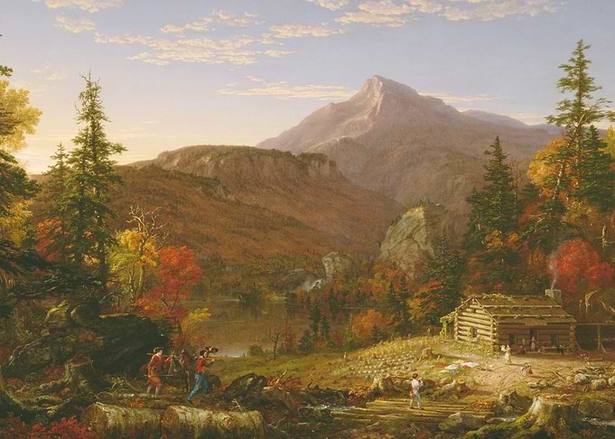 Hudson River School Landscape Painting
