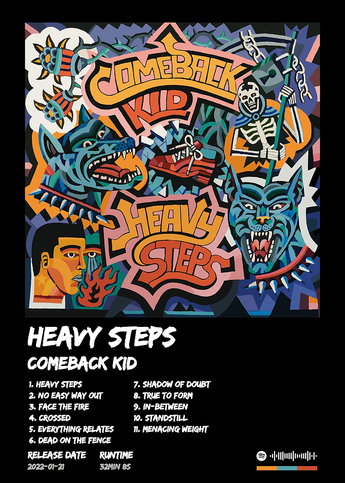 Comeback Kid Heavy Steps Album Art