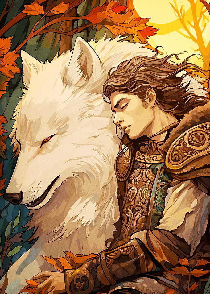 Man Wolf in Autumnal
