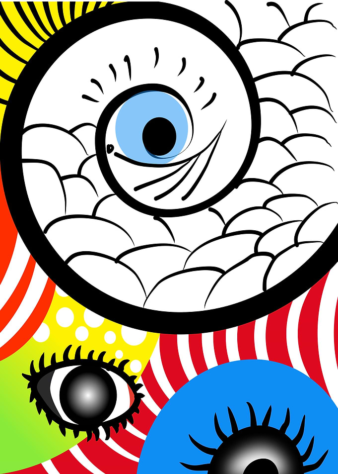 Abstract Eye Art