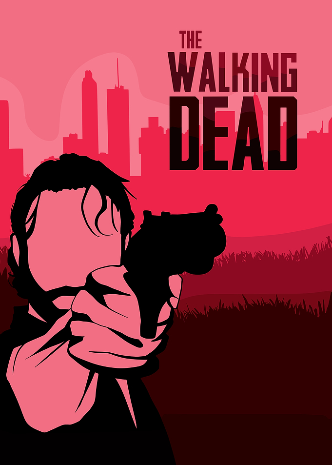 The Walking Dead Minimalist Poster