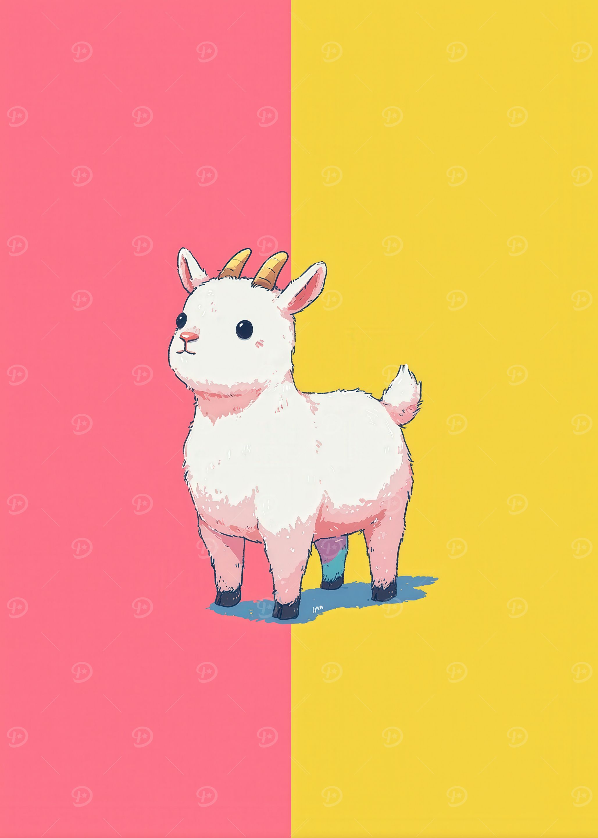 Cute Kawaii Goat