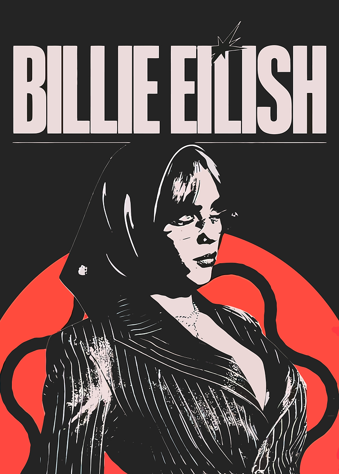 Billie Eilish Portrait Art