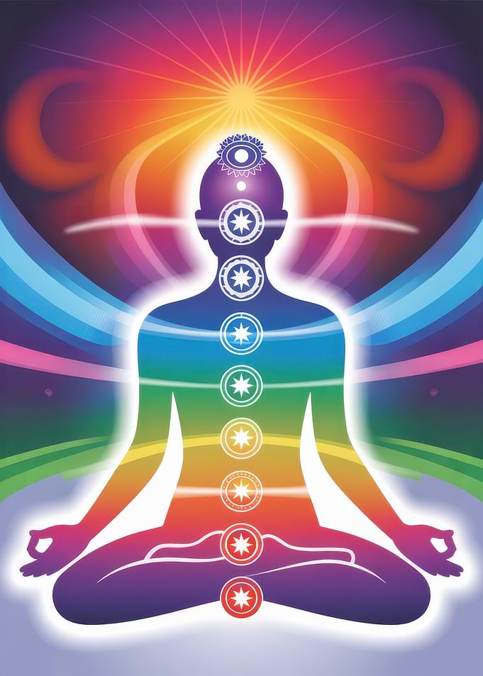 Chakra Meditation Rainbow Aura