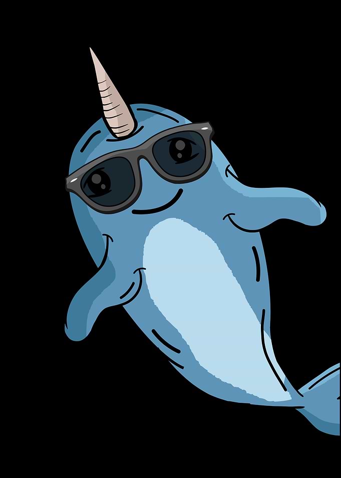 Narwhal Lover Kids Underwater Fish Gift Men Narwhal