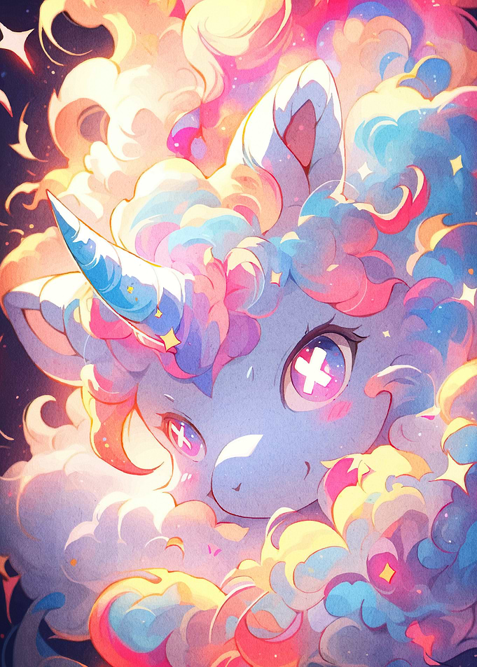 Pastel Unicorn Clouds