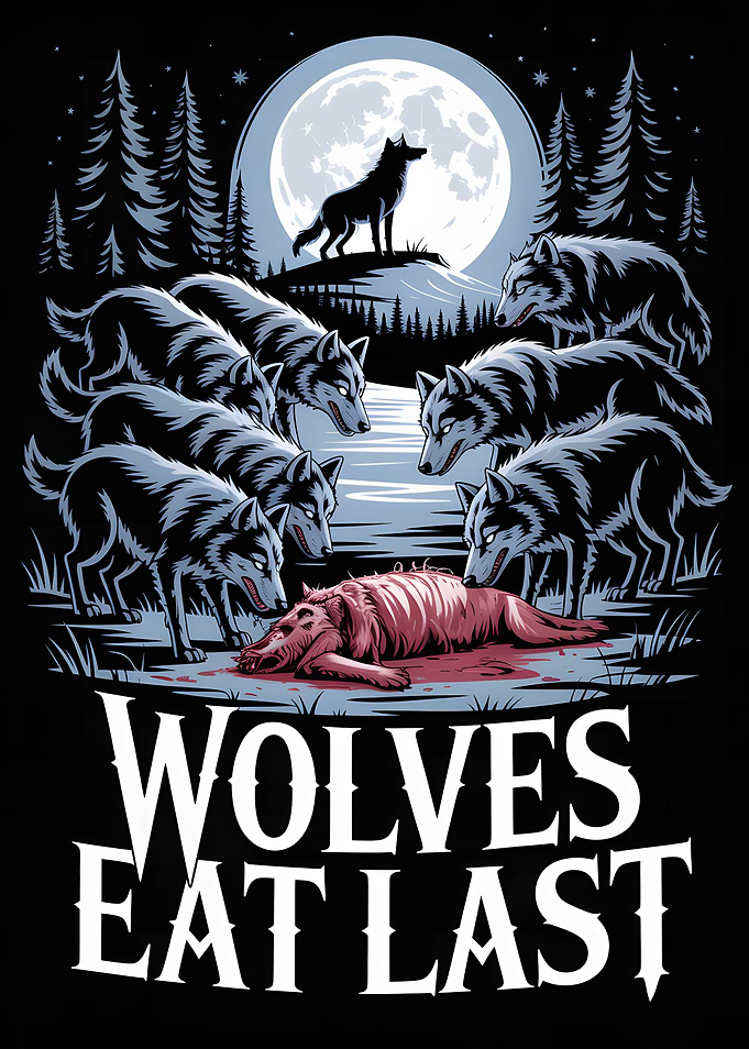 Wolves Eat Last Graphic Art