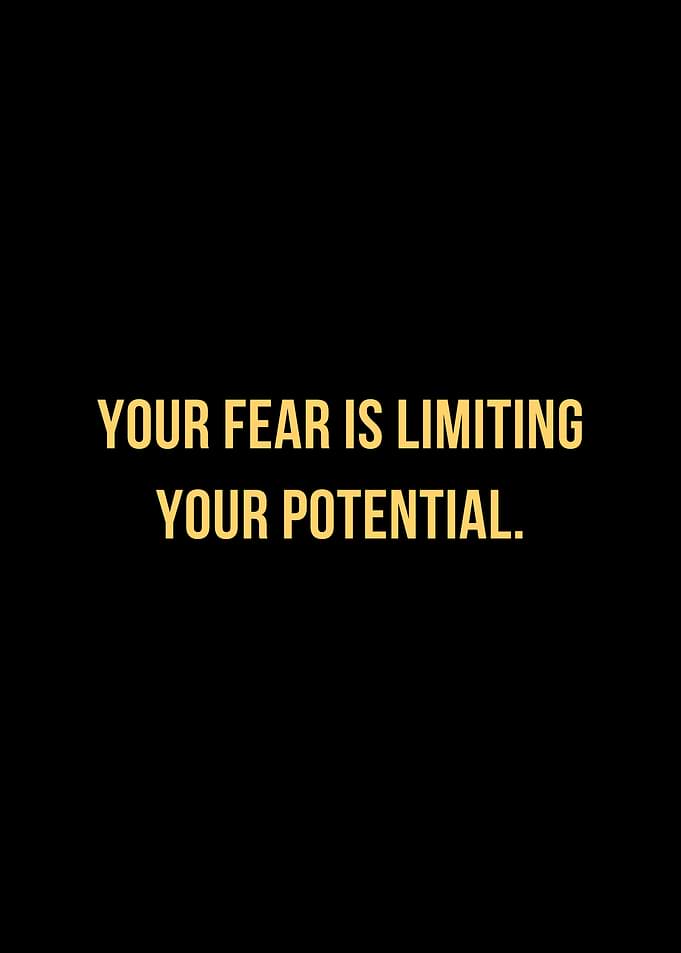 Fear Limits Potential