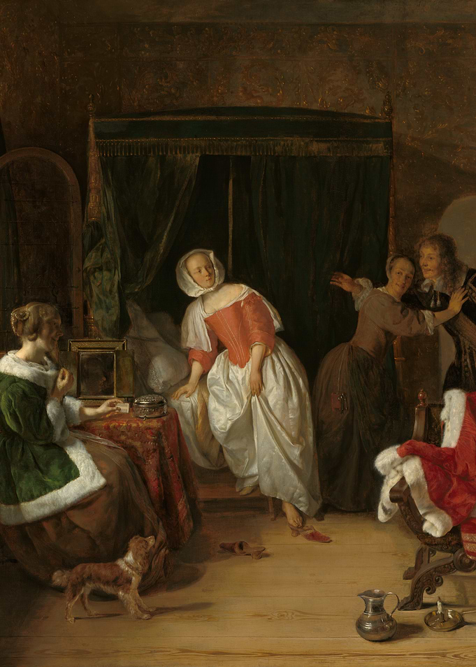Intrusion in the Bedroom Painting