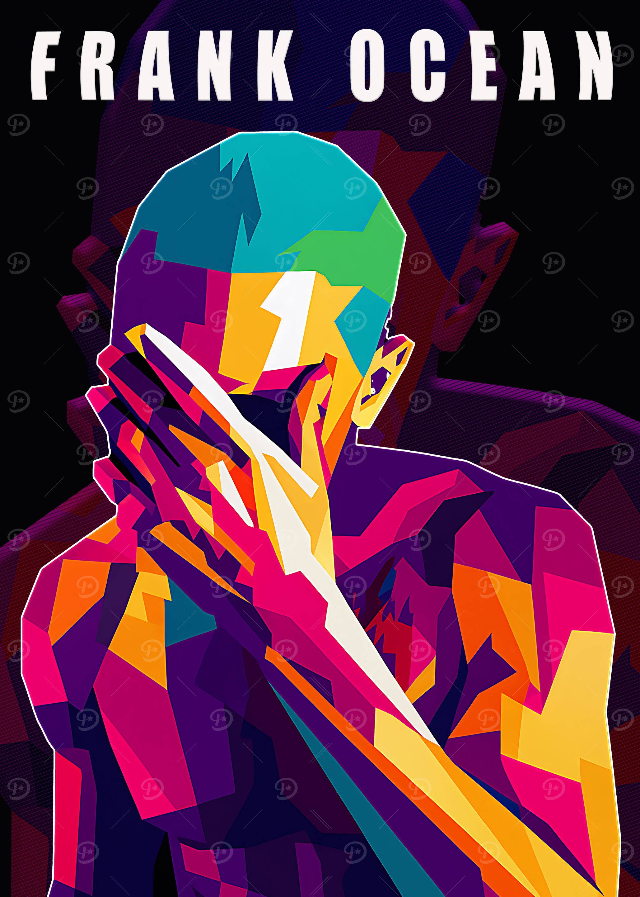 Frank Ocean Colorful POSTER