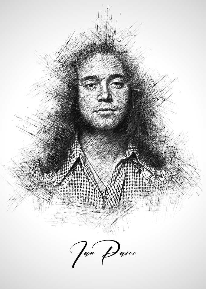 Ian Paice Sketch Portrait