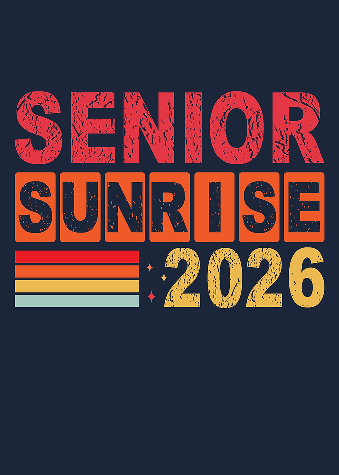 Retro Senior Sunrise Class of 2026 High School Graduation