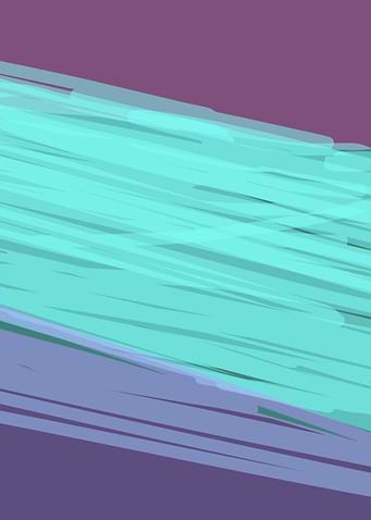 Abstract Teal and Purple Brushstrokes