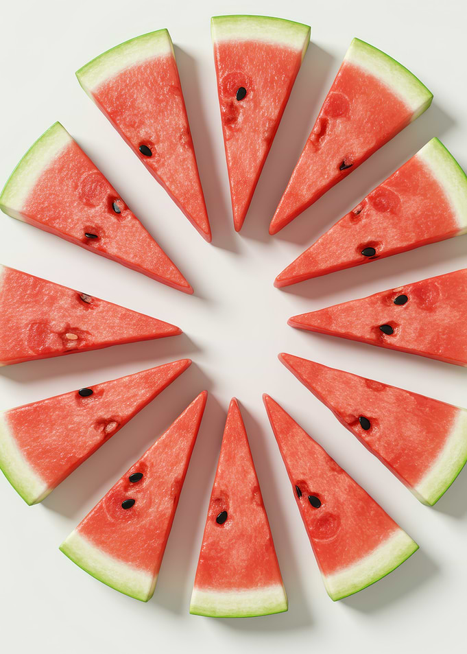 Watermelon Slices Circle