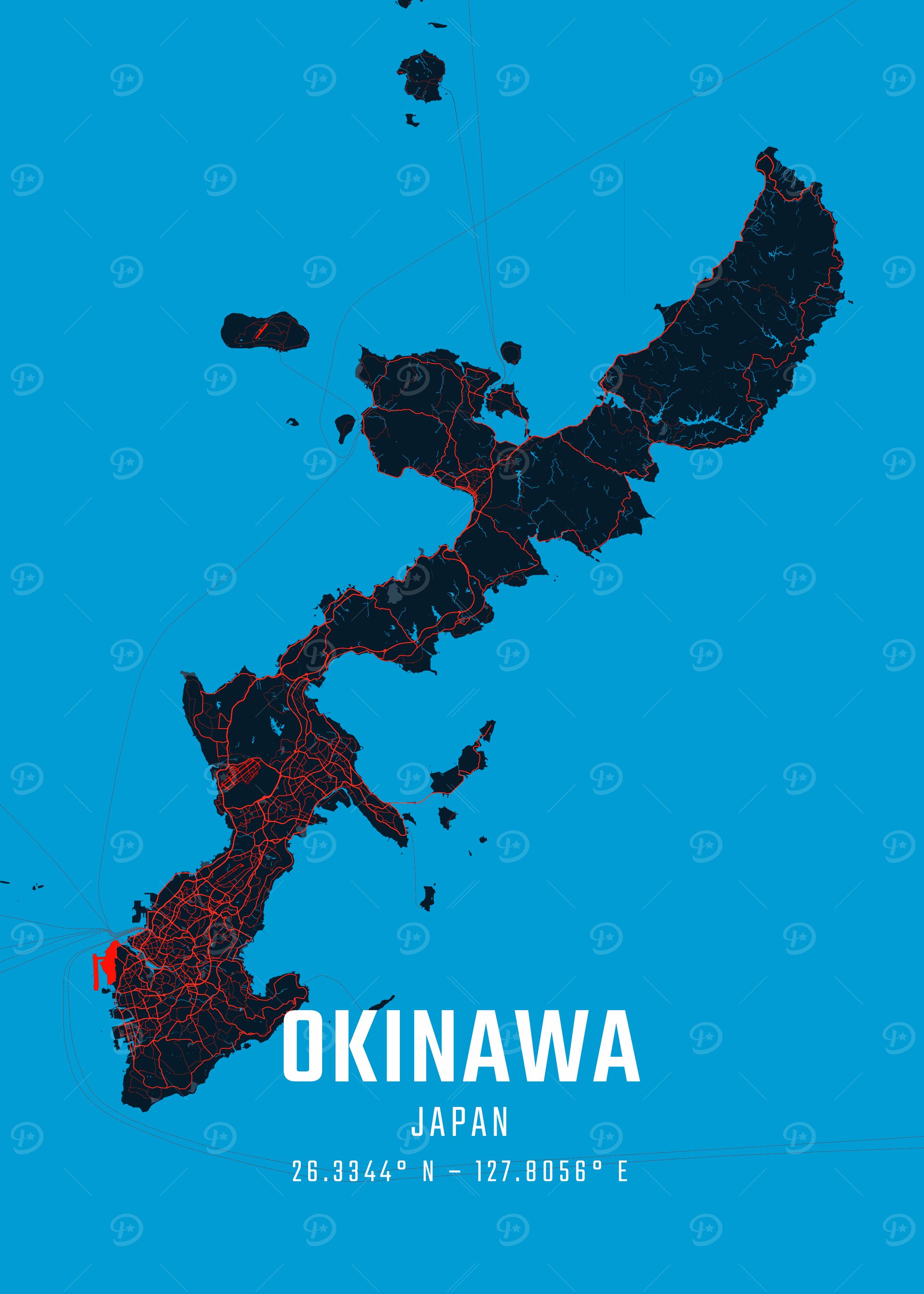 Okinawa Posters Online - Shop Unique Metal Prints, Pictures