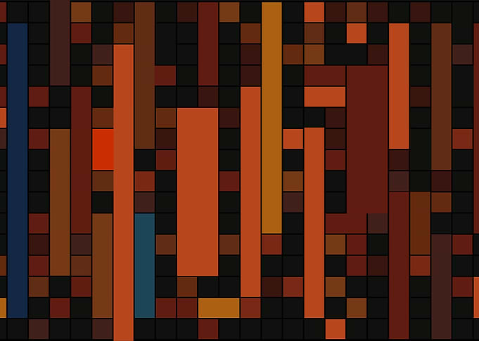 Abstract Rectangles and Squares Pattern