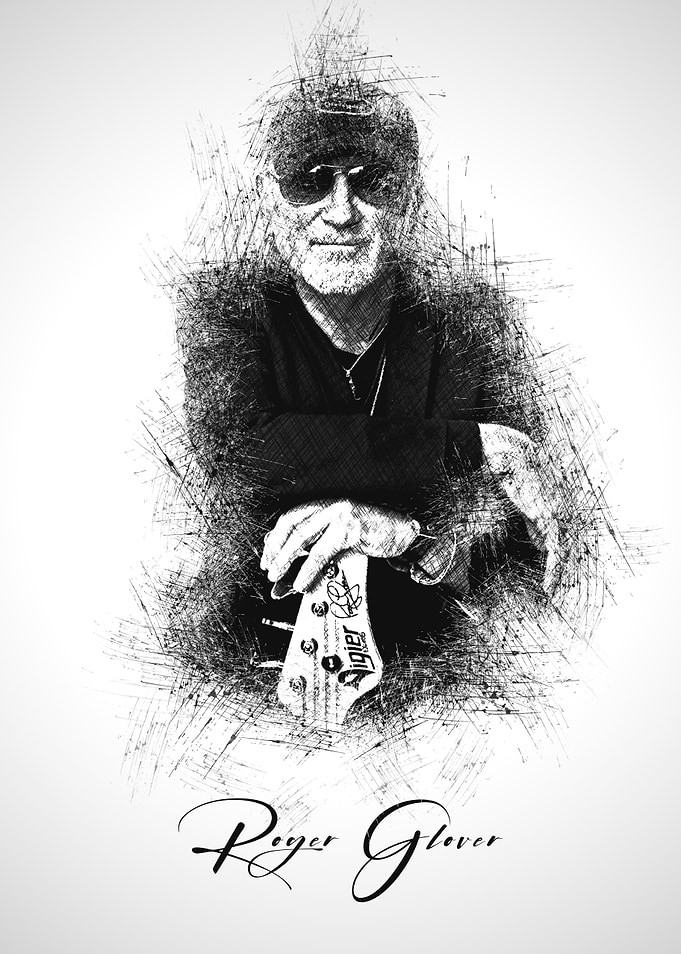 Roger Glover Sketch Portrait