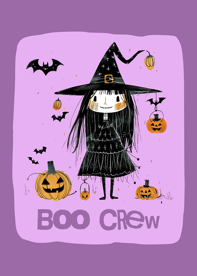 Halloween Boo Crew Witch
