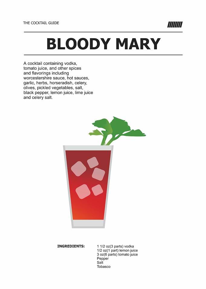 Bloody Mary Cocktail Recipe Guide