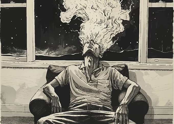 Mind Explosion Illustration