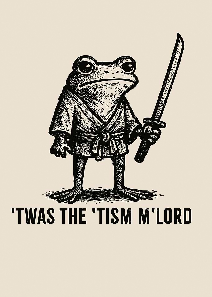 Frog Samurai with Sword meme