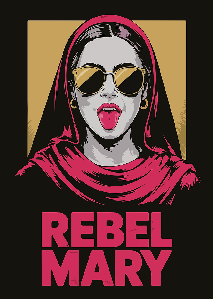 Rebel Mary Graphic Art