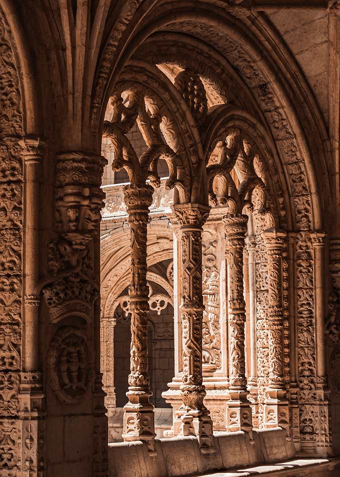 Ornate Stone Archway Architecture