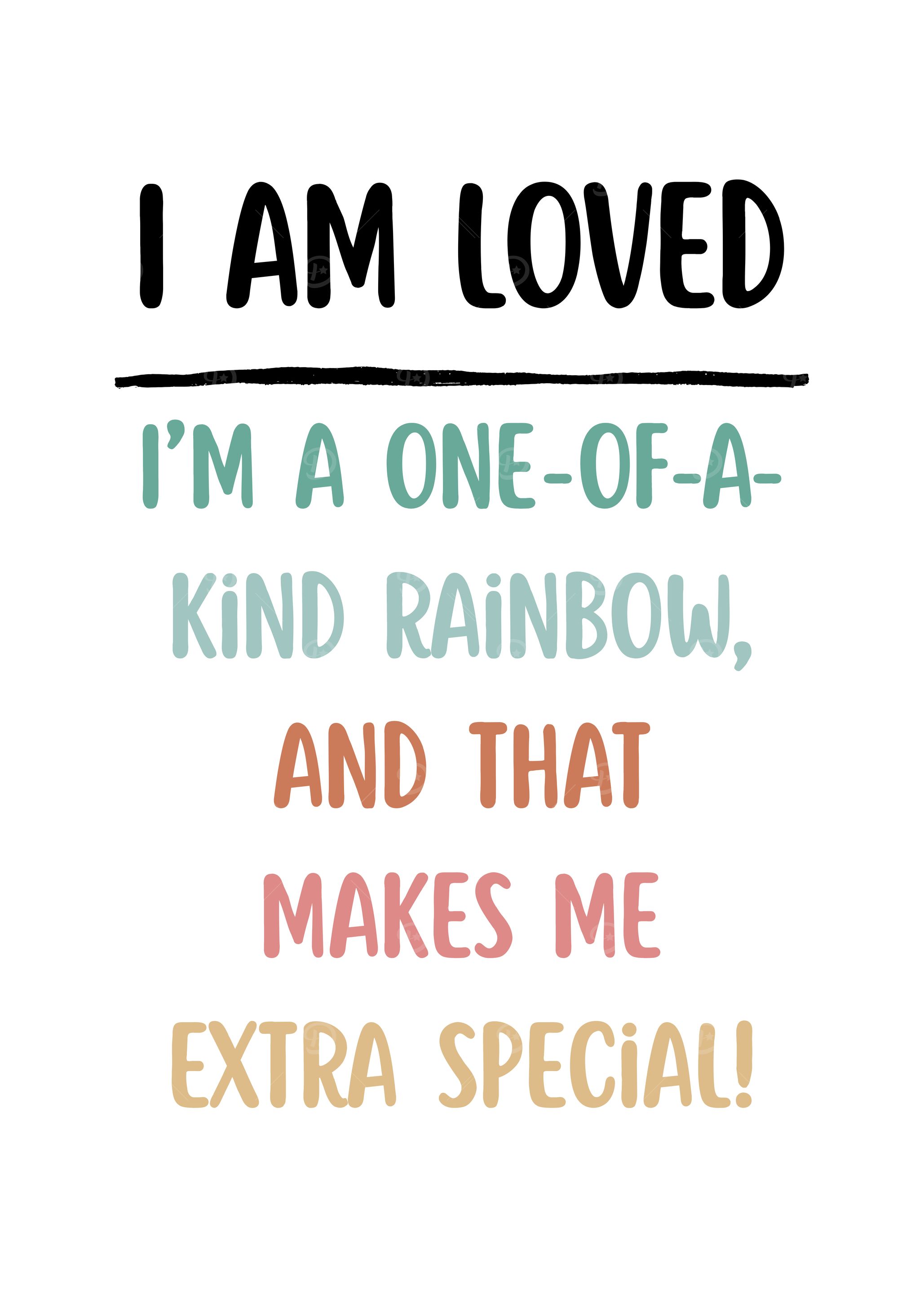 I Am Loved Positive Affirmation
