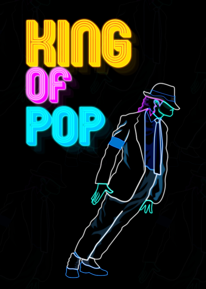Michael Jackson: King of Pop Neon