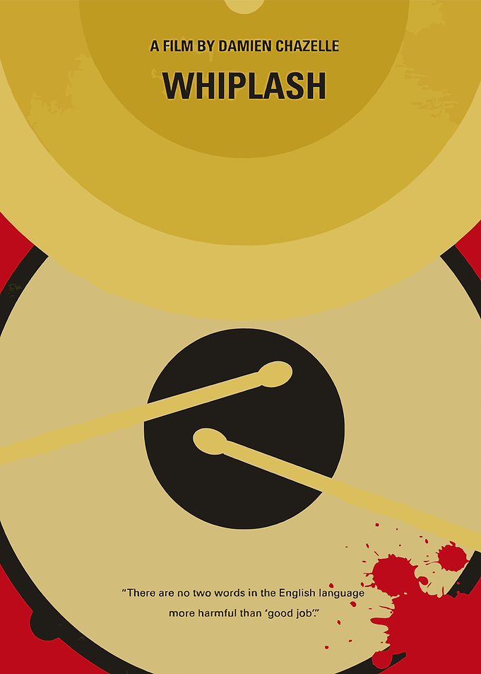 Whiplash Movie Poster Minimalist Design
