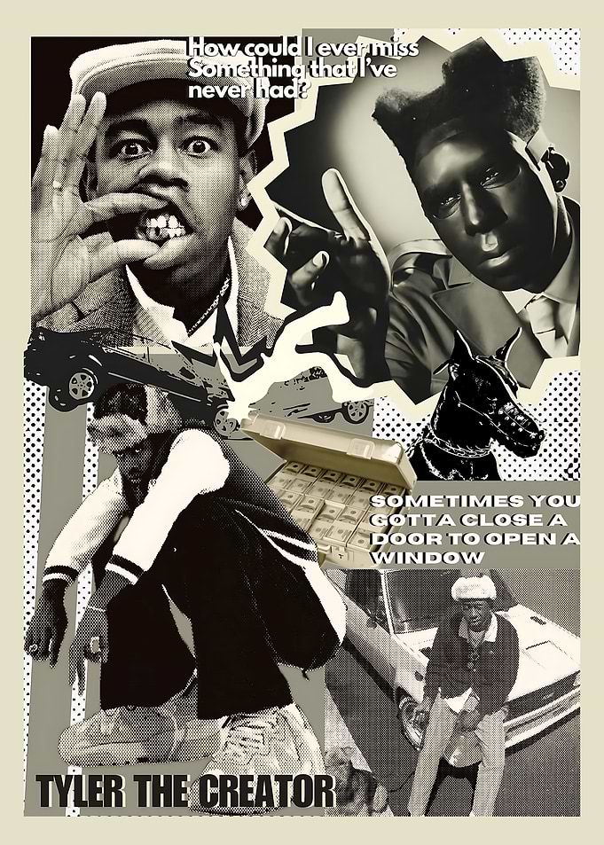 Tyler, the Creator Collage Art