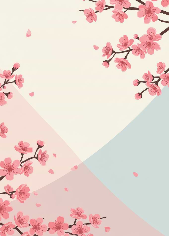 Cherry Blossom Floral Background