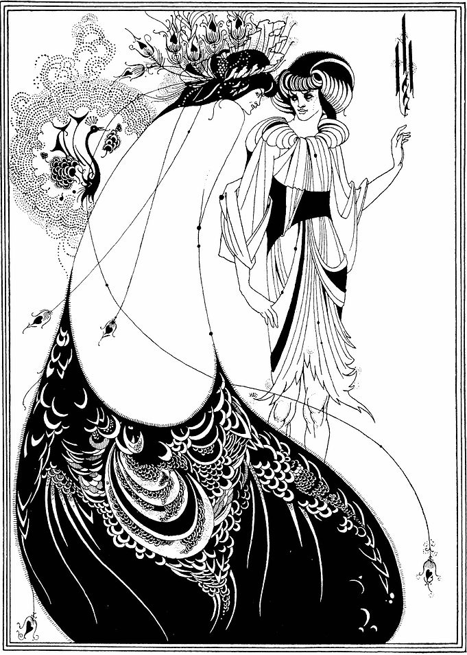 Two Women in Art Nouveau Style