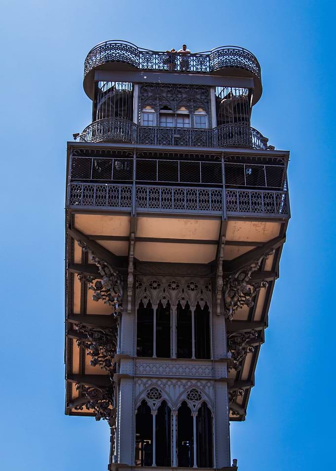 Santa Justa Lift, Lisbon, Portugal