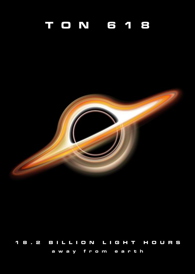 TON 618 Black Hole in Space | Outer Solar System