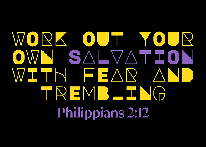 Philippians 2:12 Text Art