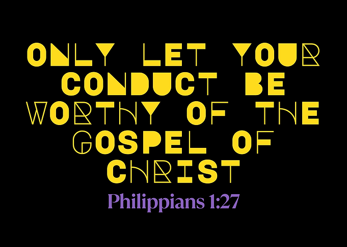 Philippians 1:27 Gospel Quote
