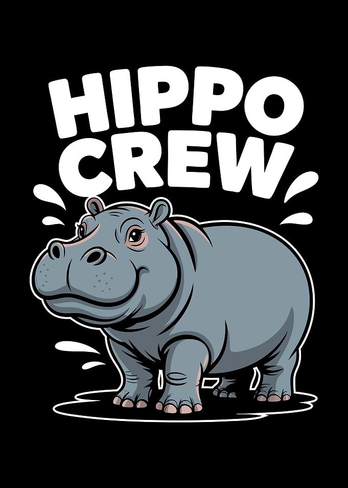 Hippo Crew Hippopotamus